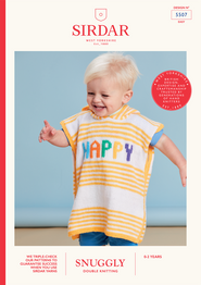 Happy Holidays Poncho in Sirdar Snuggly DK (5507) - PDF