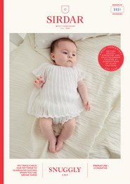 Scallop Pattern Dress & Pants in Sirdar Snuggly 2 Ply (5521) - PDF