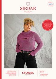 Night Life Vest & Roll Neck in Sirdar Stories DK (10578) - PDF