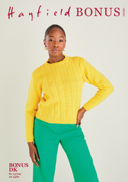 Round Neck Sweater in Hayfield Bonus DK (10591) - PDF