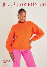 Crew Neck Sweater in Hayfield Bonus DK (10590) - PDF