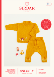 Toad Stool Sweater & Trousers in Sirdar Snuggly DK (5434) - PDF