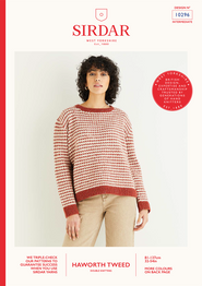 Tweed Stitch Sweater in Sirdar Haworth Tweed DK (10296) - PDF