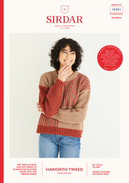 Harlequin Sweater in Sirdar Haworth Tweed DK (10301) - PDF