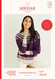 In the Round Sweater in Sirdar Cashmere Merino Silk DK (10308) - PDF