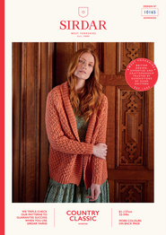 Women's Shawl Collar Cardigan in Sirdar Country Classic Worsted (10165) - PDF