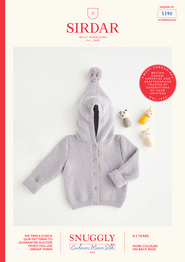 Pixie Hood Jacket in Sirdar Snuggly Cashmere Merino Silk 4 Ply (5390) - PDF