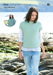 Sweater & Tank Top in Rico Fashion Silk Blend DK (730) - PDF