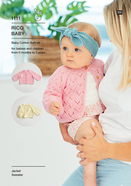 Jacket & Sweater in Rico Baby Cotton Soft DK (1111) - PDF