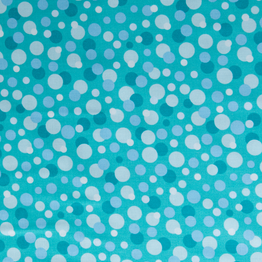 Pizazz: Pool Party Aqua - 100% Cotton