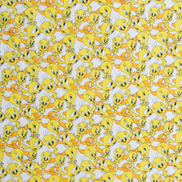 Looney Tunes: Tweety Faces - 100% Cotton