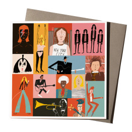 Greeting Card - Musicians