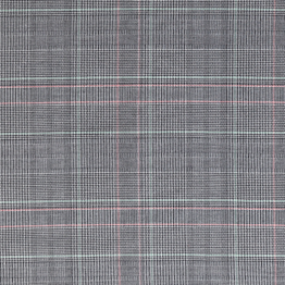 Lightweight Suiting: Viscose Wool Mint Tartan - Per ½ Metre