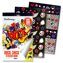 Sticker Book (300+pcs) - Rock Chick