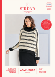 Stripe Sweater in Sirdar Adventure Super Chunky (10191) - PDF