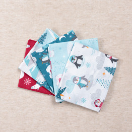 Fat Quarter Bundle (5pcs) - Polar Pals