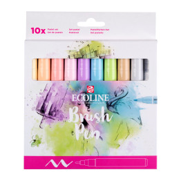 Ecoline - Brush Pens (10pcs) - Botanic