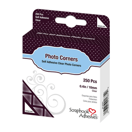 Self Adhesive Clear Photo Corners (250pcs)