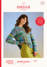 Rip Tide Cardi in Sirdar Jewelspun w/Wool Chunky (10704) - PDF