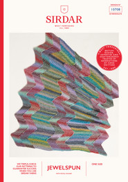 Making Waves Blanket in Sirdar Jewelspun w/Wool Chunky (10708) - PDF