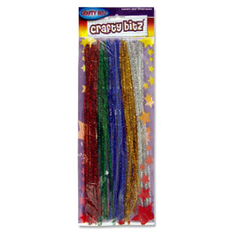 12" Pipe Cleaners Stems (30pcs) - Glitter