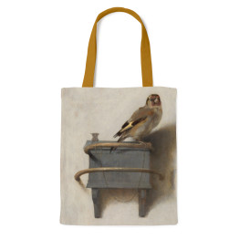 Cotton Tote Bag with Lining: Fabritius - The Goldfinch
