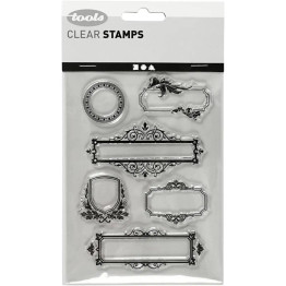 Clear Stamps - Frames w/Ornaments