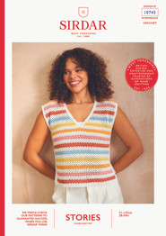 Soft Skyline Top in Sirdar Stories DK (10745) - PDF - CROCHET