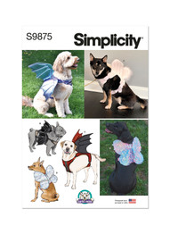 Dog Harness w/Wings in Simplicity (S9875)