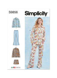Sleepwear in Simplicity Misses' (S9856)