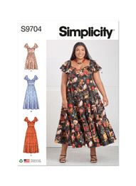 Dresses in Simplicity Misses’ (S9704)