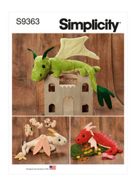 Plush Dragons in Simplicity (S9363)