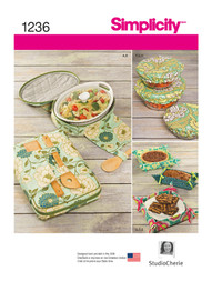 Casserole Carriers, Gifting Baskets & Bowl Covers in Simplicity (S1236)