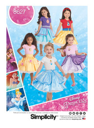Disney Princess Skirts in Simplicity Kids (S8627)