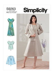 Dress, Jacket & Top in Simplicity Misses' (S9263)