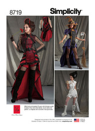 Steampunk Halloween Costumes in Simplicity Costumes (S8719)