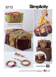 Luggage Bags, Key Ring & Tassel in Simplicity (S8710)