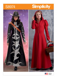 Misses' Cosplay Coat in Simplicity Costumes (S8974)
