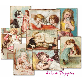 Mini Paper Pack (24pk) - Kids & Puppies