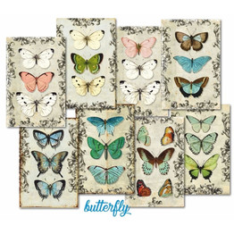 Mini Paper Pack (24pk) - Butterfly