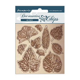 Stamperia Decorative Chips - Romantic Garden House Leaves