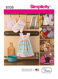 Towel Dresses, Pot Holders & Oven Mitts in Simplicity (S8109)
