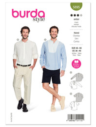Men Slip On Tops in Burda Style (5895)