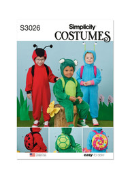 Toddlers' Animal in Simplicity Costumes (S3026)