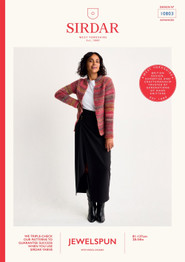 Real Gem Jacket in Sirdar in Jewelspun w/Wool Chunky (10803)