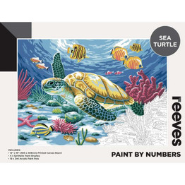 Paint by Numbers (12" x 16") - Sea Turtle