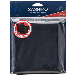100% Sashiko Cotton Fabric - Dark Navy