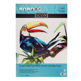 A2 Icon Spiral Sketch Pad (30pk) - Smooth Cartridge