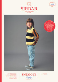 Kick Flip Sweater in Sirdar Snuggly Replay DK (2625) - PDF