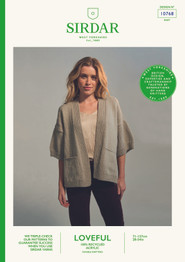 Ozone Jacket in Sirdar Loveful 100% Recycled Acrylic DK (10768) - PDF